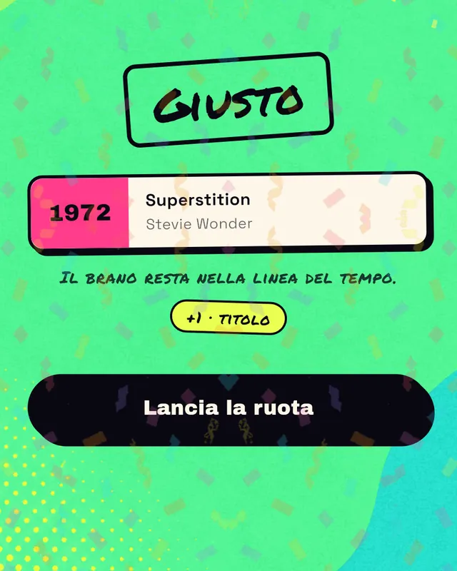 Il verdetto «Giusto» dopo un brano piazzato bene.